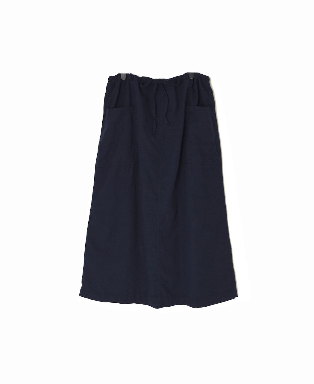 INHT2514CLD COTTON LINEN PLAIN OVERDYE EASY SKIRT