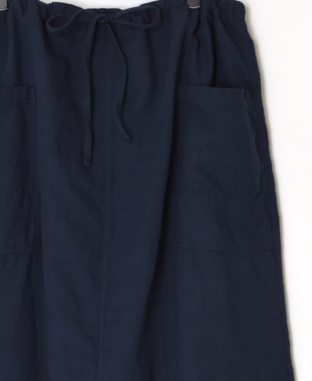 INHT2514CLD COTTON LINEN PLAIN OVERDYE EASY SKIRT