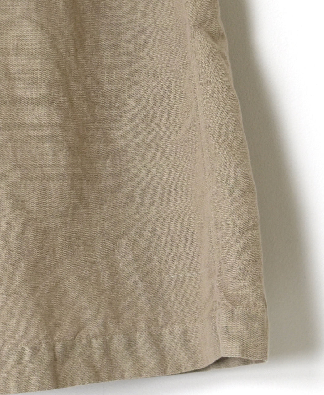 INHT2514CLD COTTON LINEN PLAIN OVERDYE EASY SKIRT