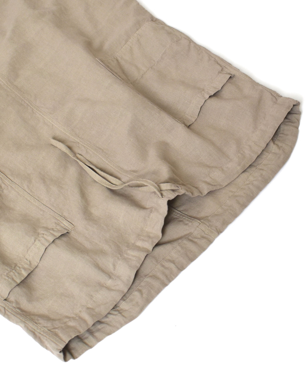 INHT2514CLD COTTON LINEN PLAIN OVERDYE EASY SKIRT