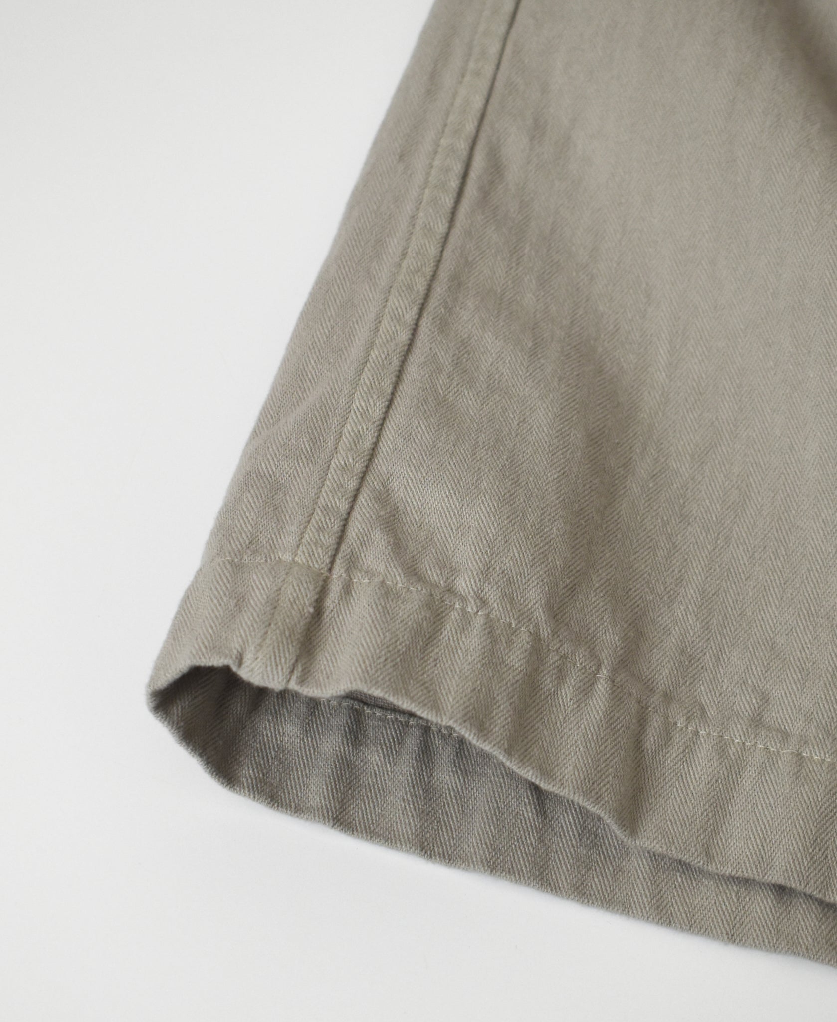 INHT2654D COTTON HERRINGBONE PLAIN OVERDYE EASY SKIRT