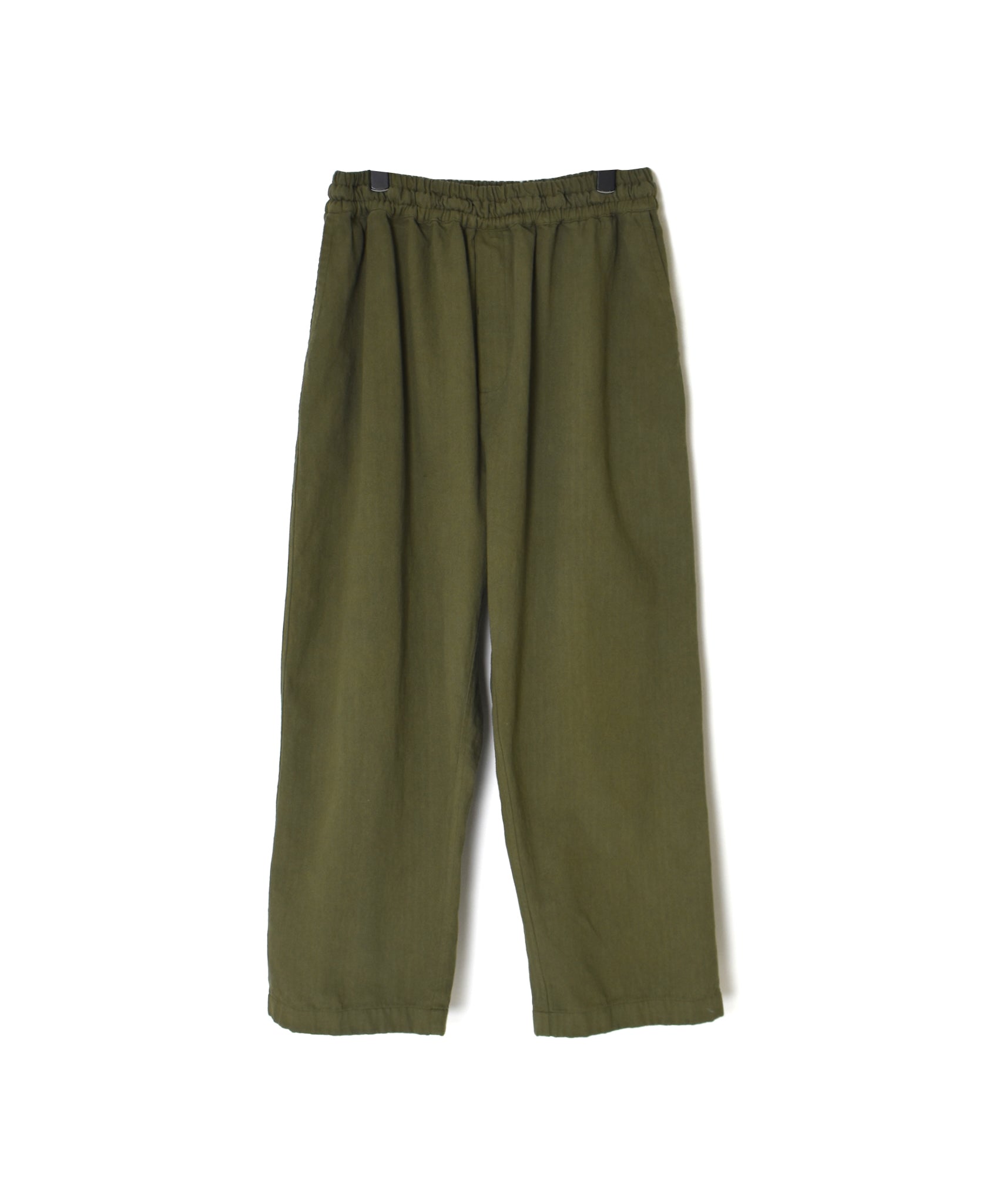 INHT2655D COTTON HERRINGBONE PLAIN OVERDYE EASY PANTS