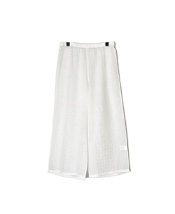 INMDS25084 HANDWOVEN COTTON SILK CHECK EASY PANTS