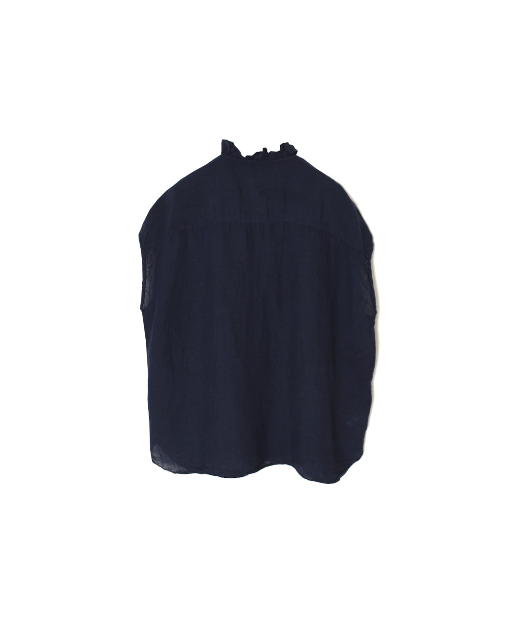 INMDS26001D 60s AUTOLOOM LINEN PLAIN OVERDYE FRENCH/SL FRILL COLLAR SHIRTS