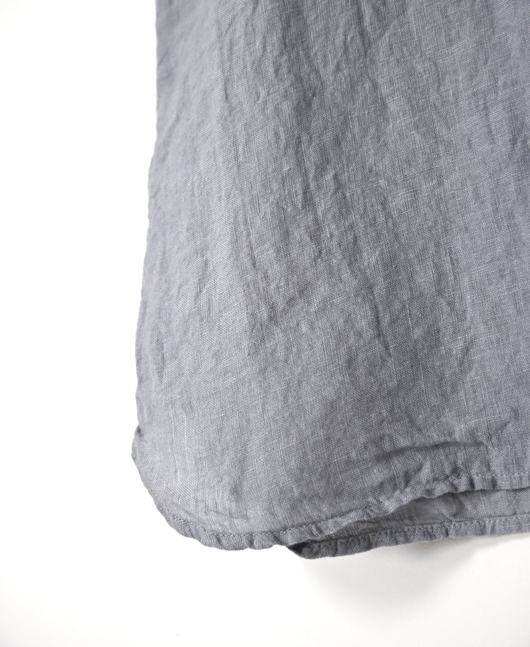INMDS26001D 60s AUTOLOOM LINEN PLAIN OVERDYE FRENCH/SL FRILL COLLAR SHIRTS