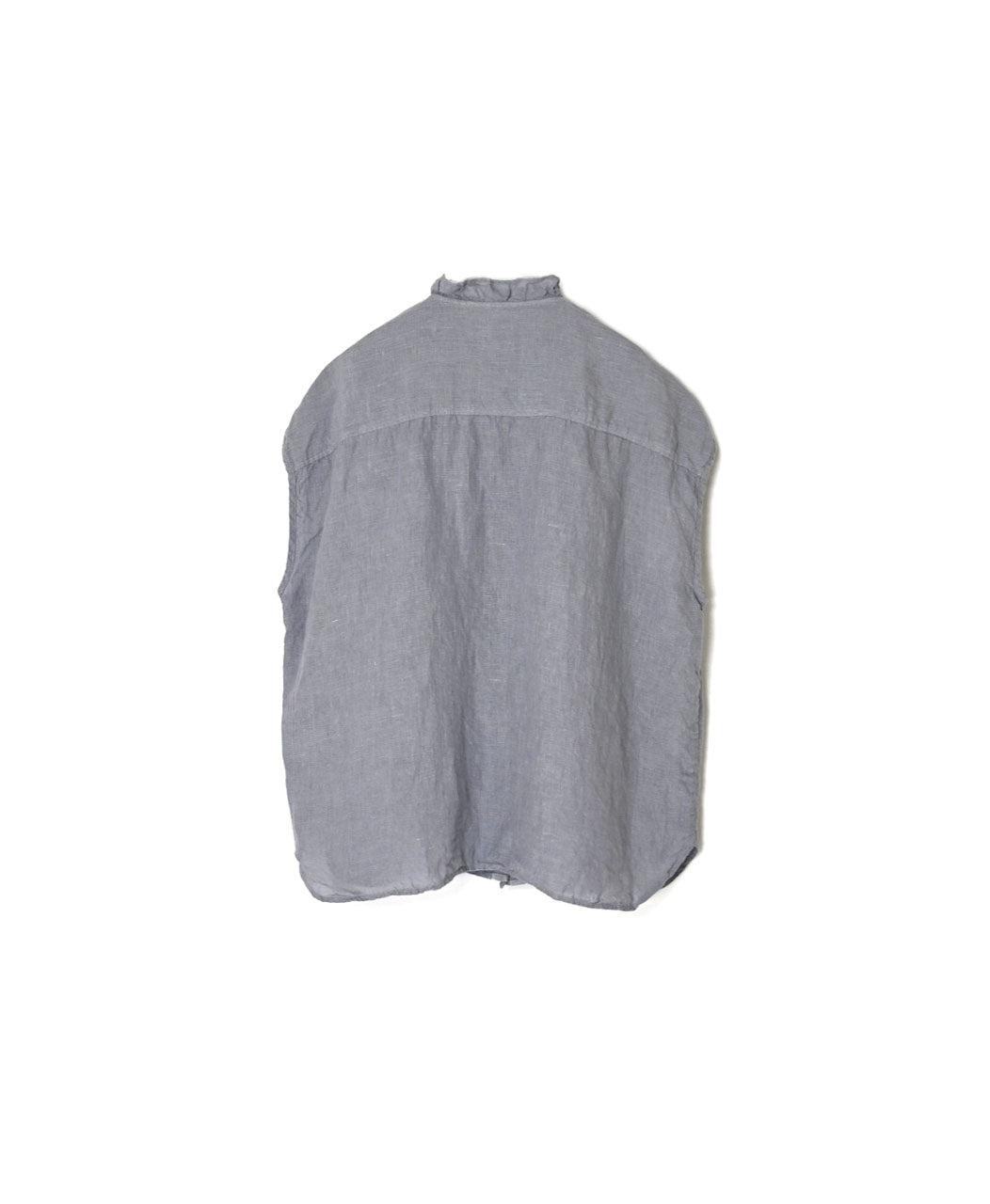 INMDS26001D 60s AUTOLOOM LINEN PLAIN OVERDYE FRENCH/SL FRILL COLLAR SHIRTS