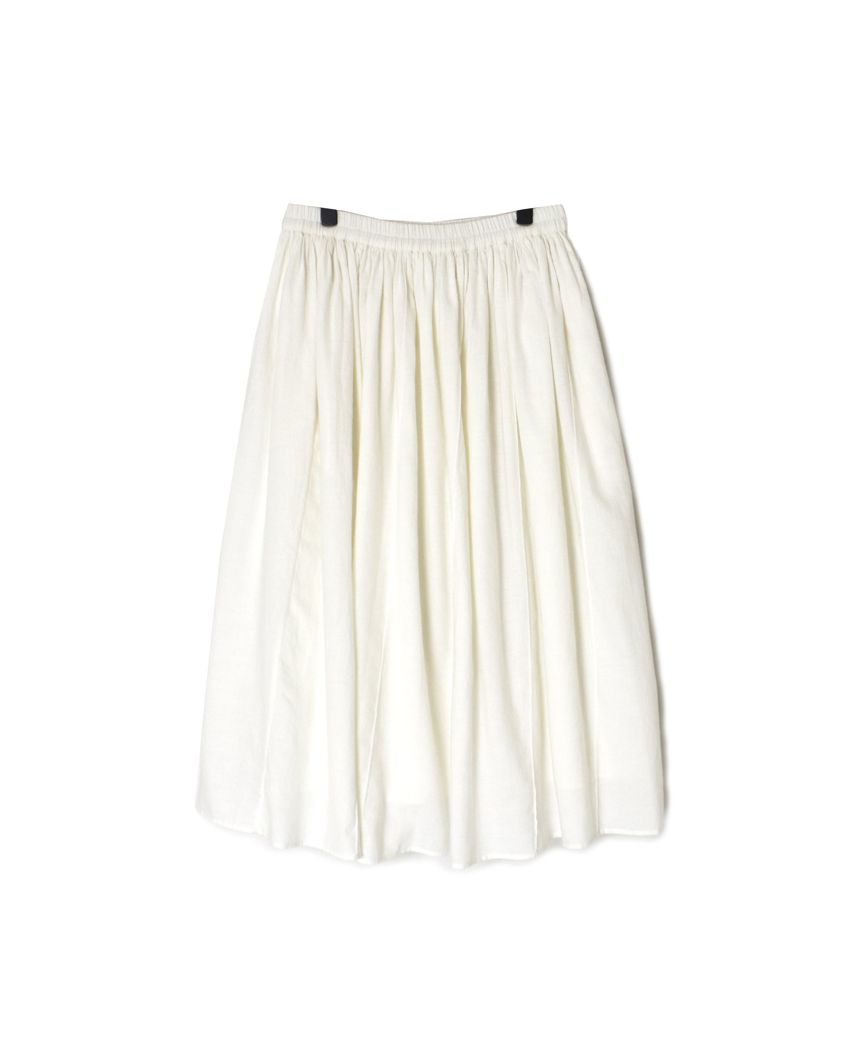 INMDS26705 TWILL COTTON KHADI PLAIN GATHERED SKIRT