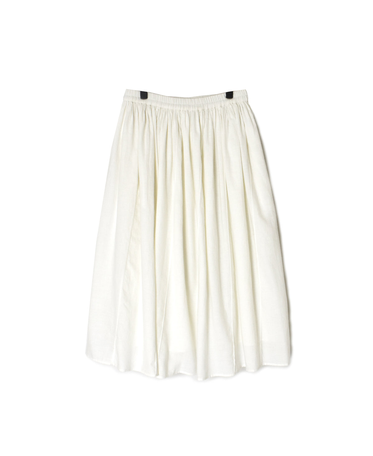 INMDS26705 TWILL COTTON KHADI PLAIN GATHERED SKIRT