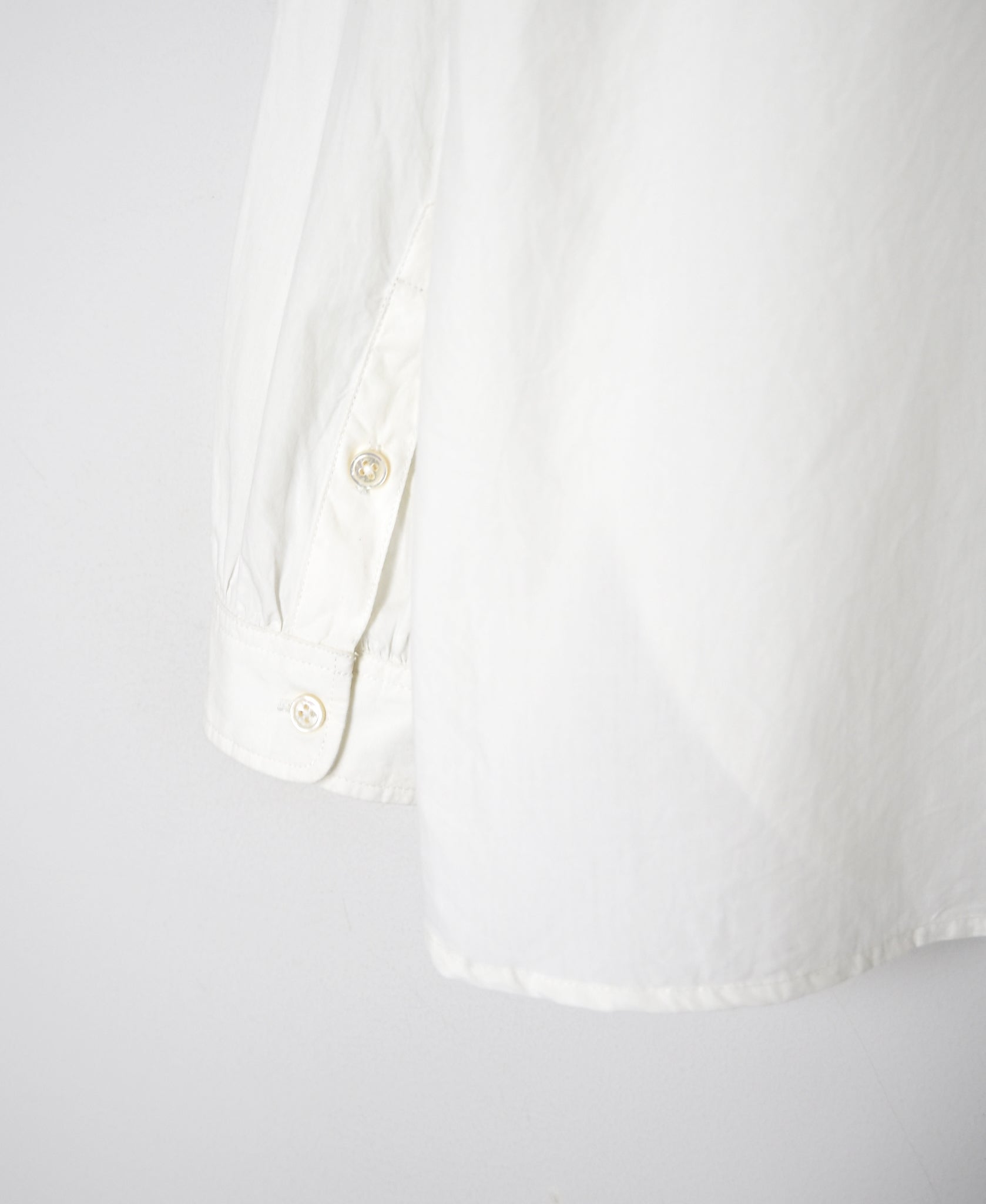 INSL26731 60s POPLIN PLAIN FRILL COLLAR SHIRTS