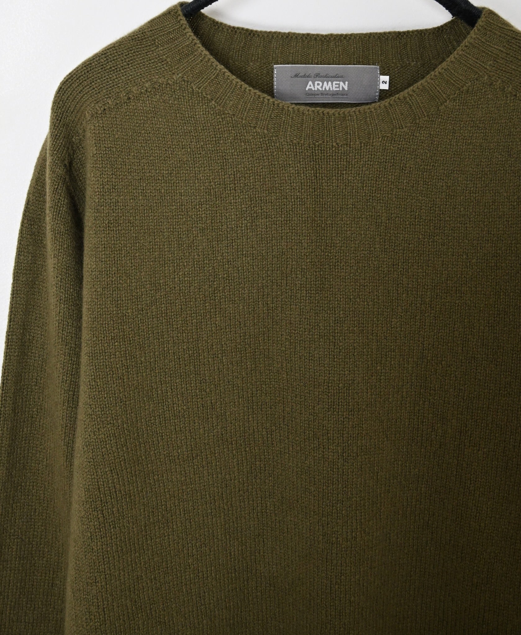 JNAMP1451 GEELONG LAMBSWOOL SEAM FREE CREW NECK SADDLE SHOULDER P/O