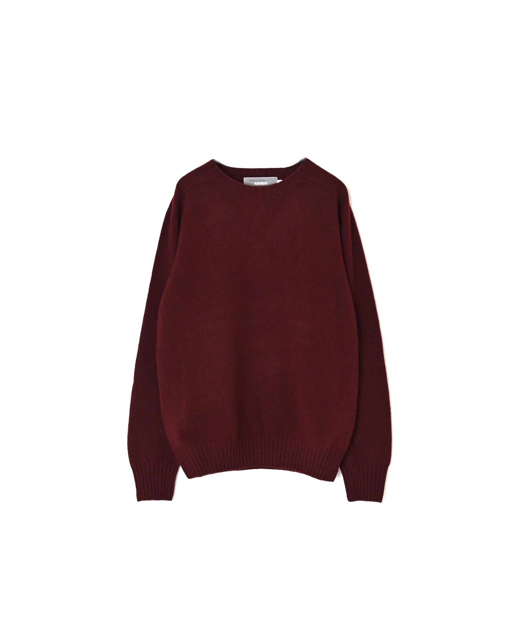 JNAMP1451 GEELONG LAMBSWOOL SEAM FREE CREW NECK SADDLE SHOULDER P/O