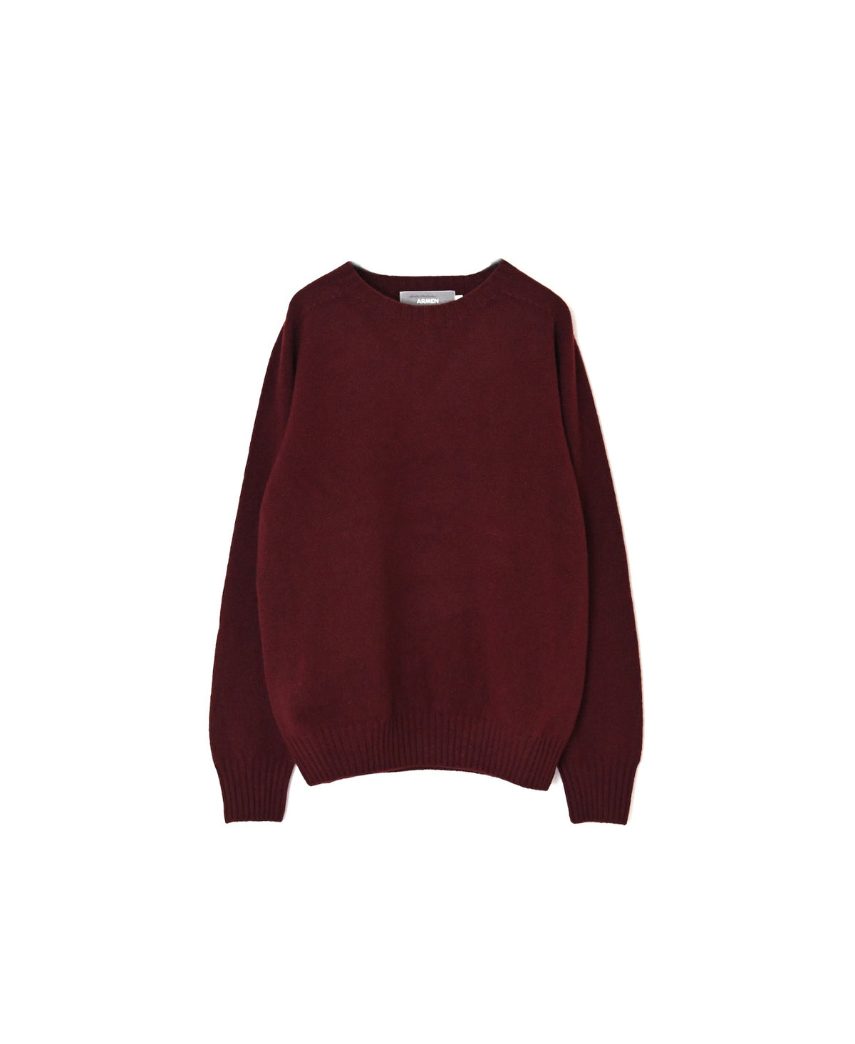 JNAMP1451 GEELONG LAMBSWOOL SEAM FREE CREW NECK SADDLE SHOULDER P/O