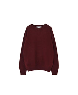 JNAMP1451 GEELONG LAMBSWOOL SEAM FREE CREW NECK SADDLE SHOULDER P/O