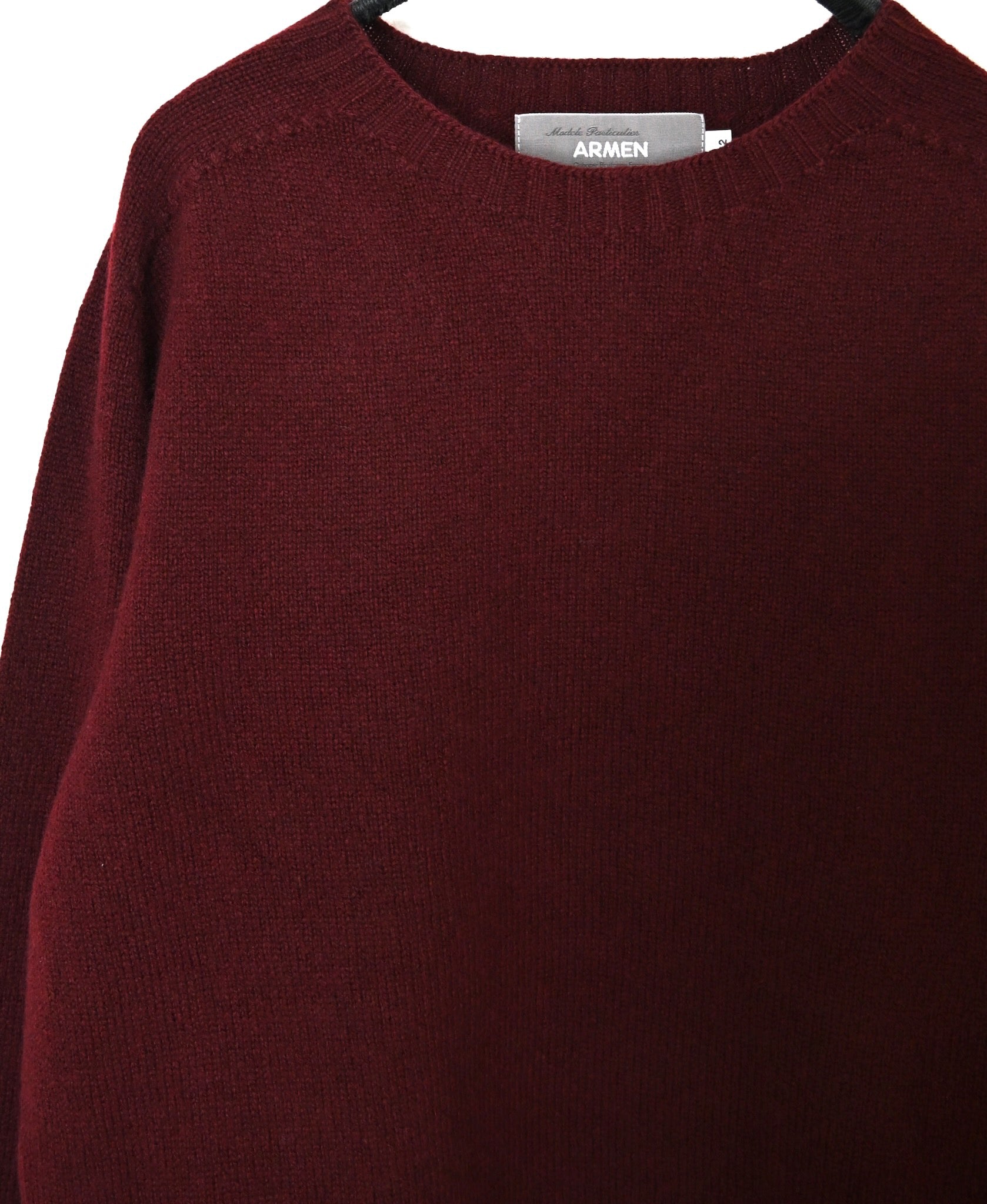 JNAMP1451 GEELONG LAMBSWOOL SEAM FREE CREW NECK SADDLE SHOULDER P/O
