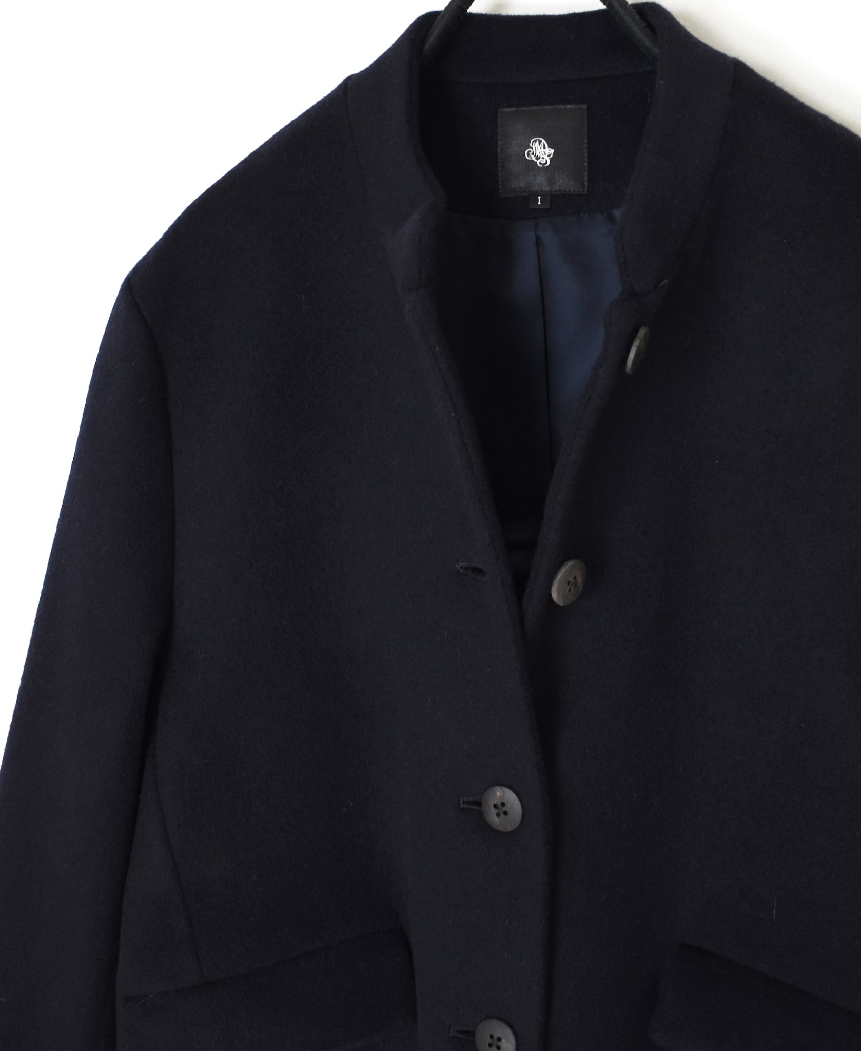 JNMDS2661W SUPER 100'WOOL STAND COLLAR JACKET