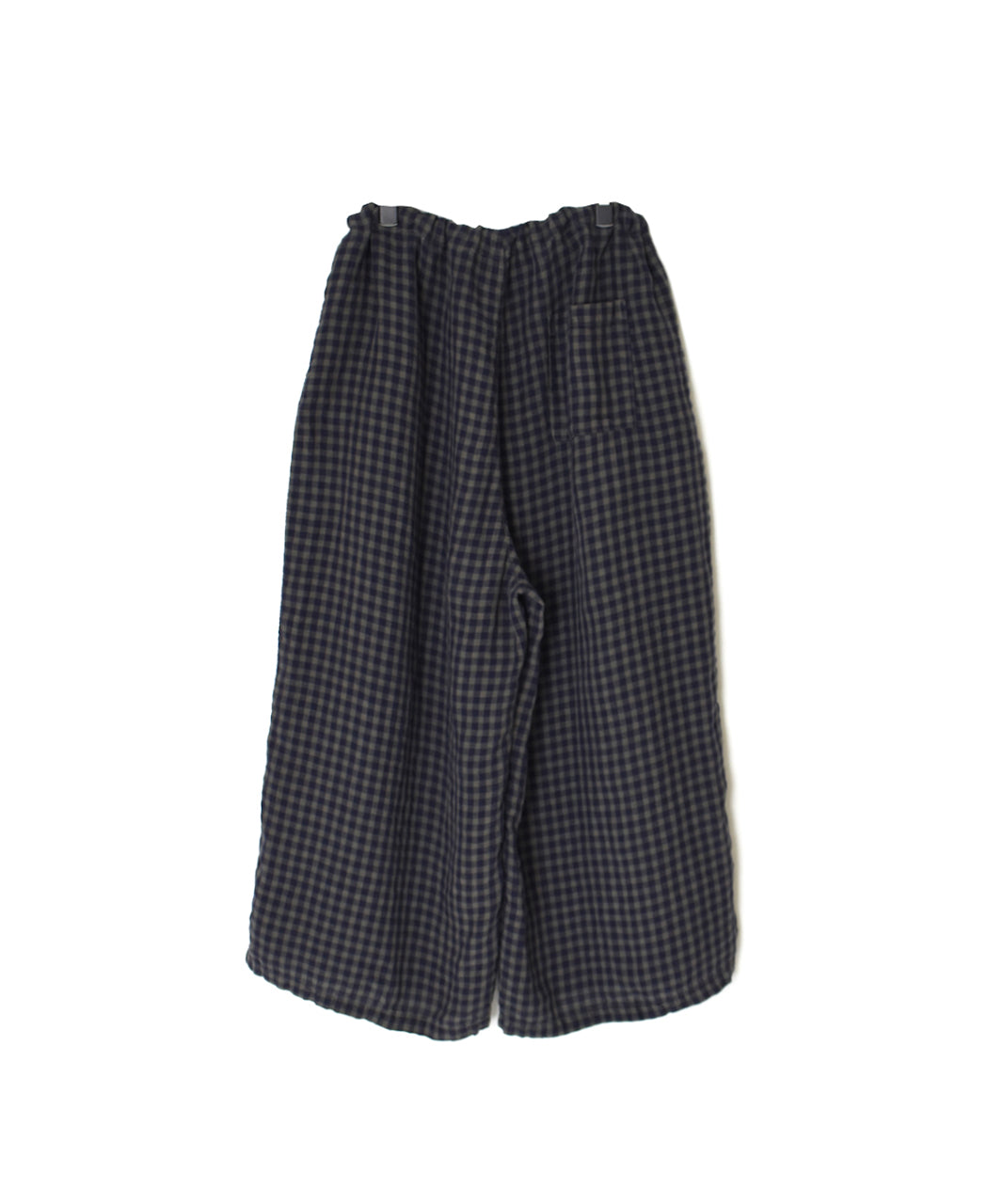 LNHT1713LC LINEN CHECK OVERDYE EASY PANTS