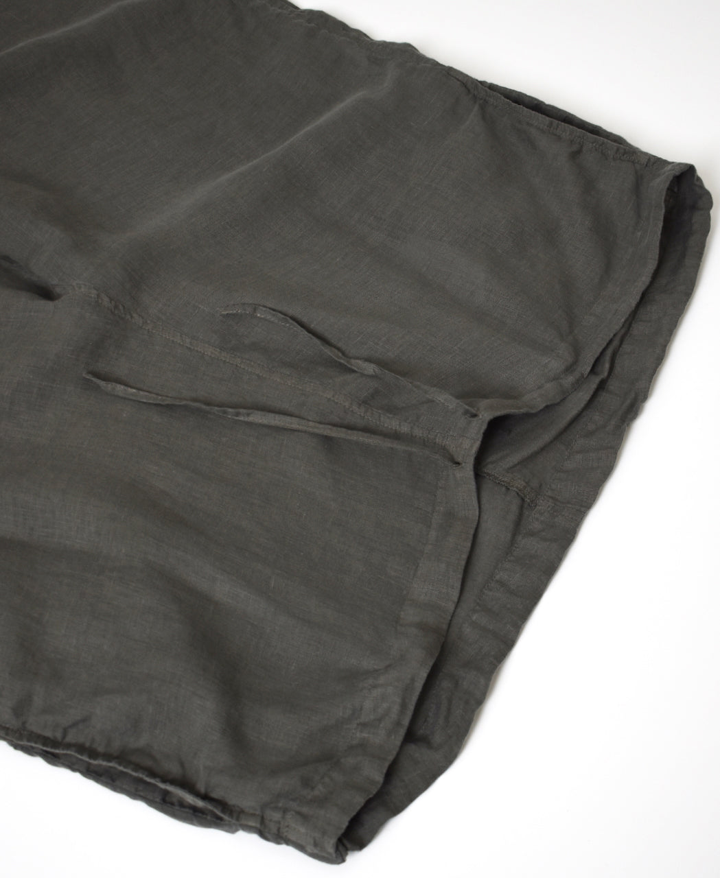 LNHT1713L LINEN PLAIN OVERDYE EASY PANTS