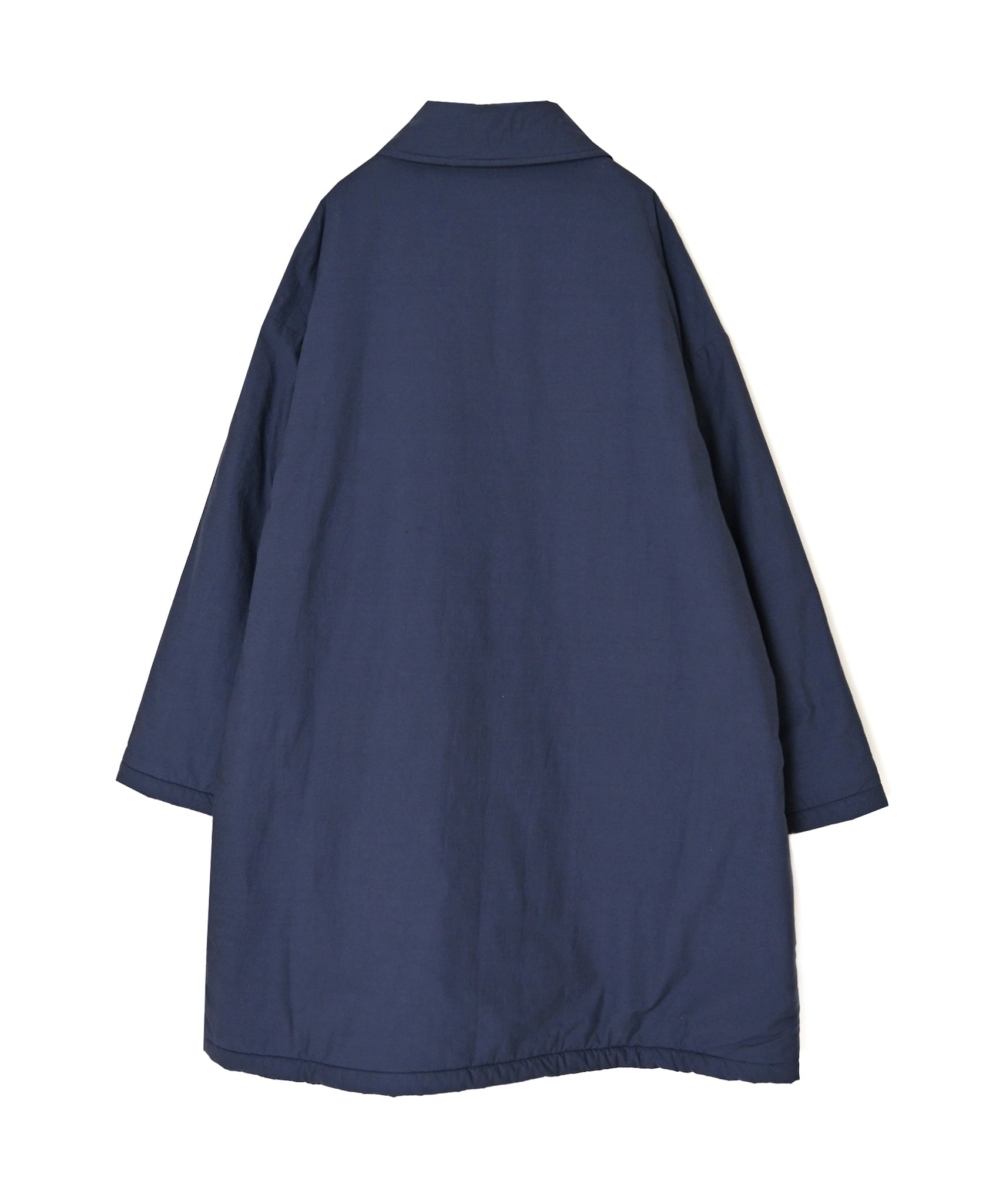 MDSH26522 PADDED 60s ORGANIC POPLIN PLAIN REGULAR COLLAR OVER COAT