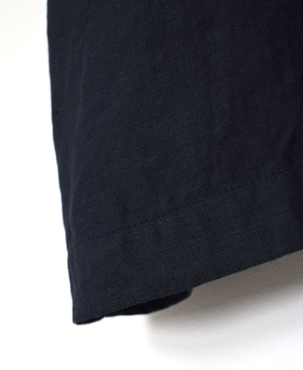NAM1631LP LINEN PLAIN OVERDYE BOAT NECK S/SL SHIRT