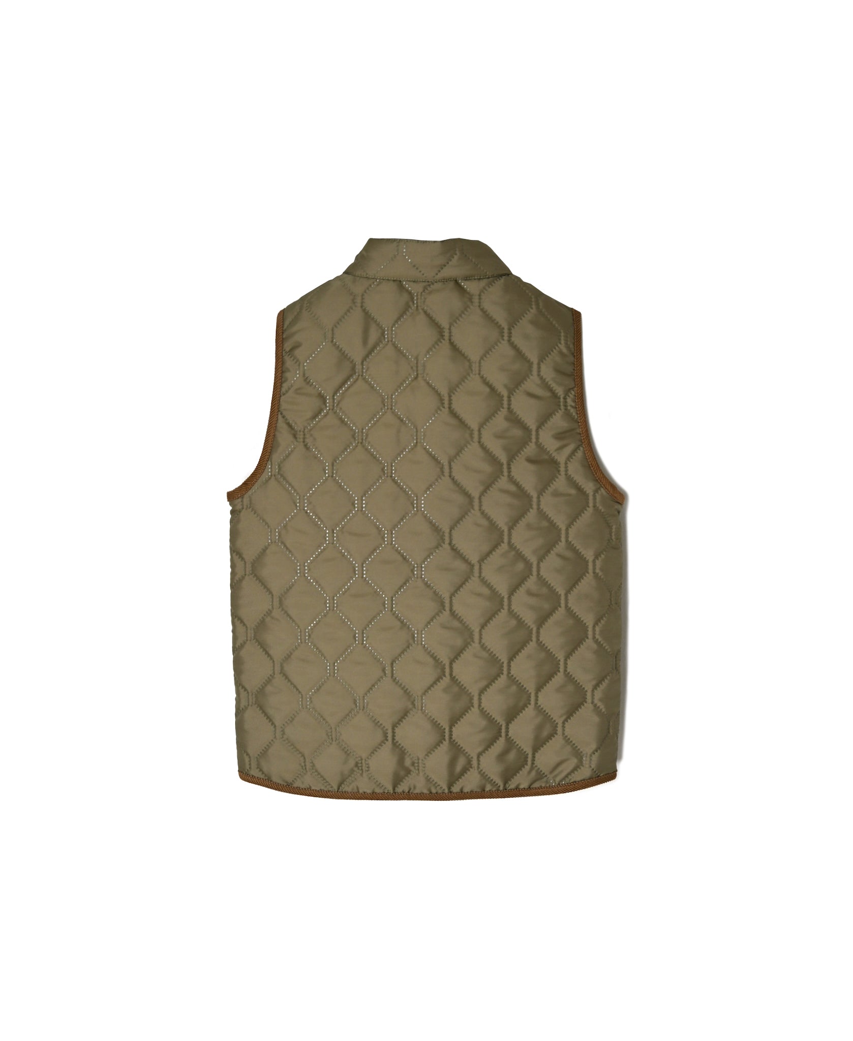 NAM9984PP PLAIN POLYESTER×PLAIN POLYESTER STAND COLLAR VEST
