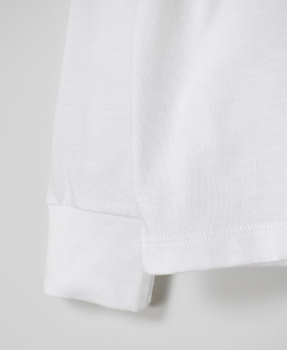 NFA2351 4.4oz COTTON JERSEY CREW NECK OVERSIZE L/SL T WITH CUFF