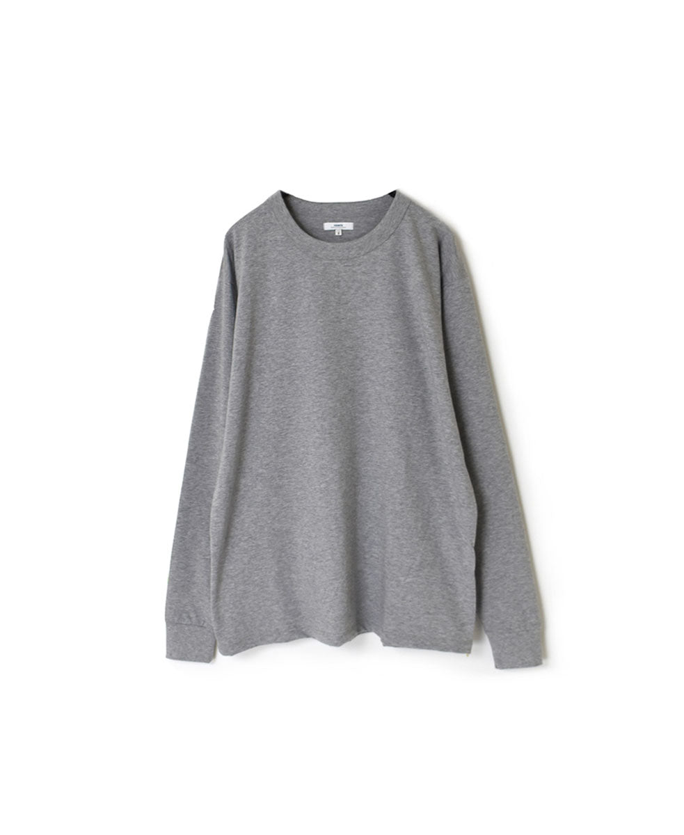 NFA2351 4.4oz COTTON JERSEY CREW NECK OVERSIZE L/SL T WITH CUFF