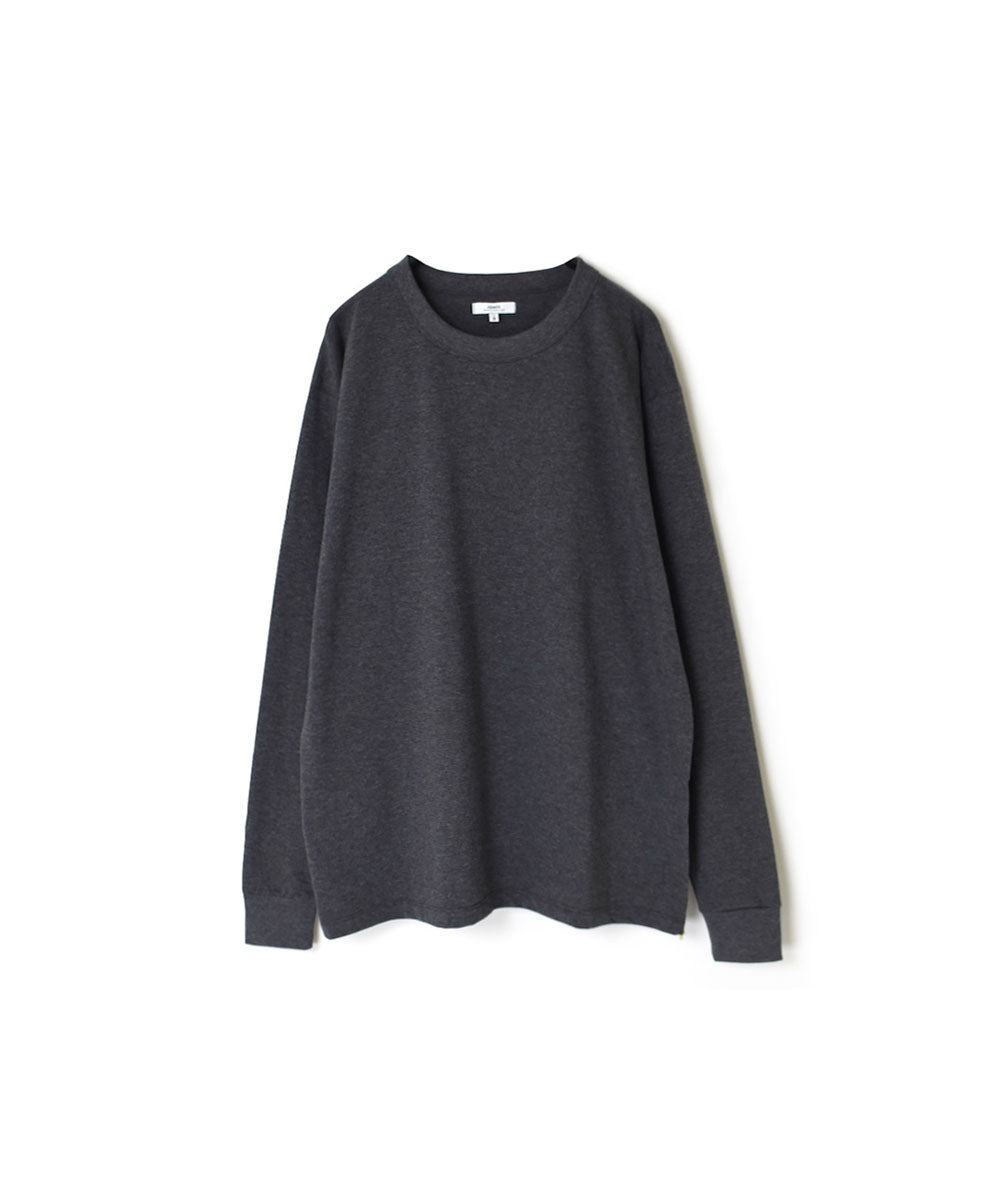 NFA2351 4.4oz COTTON JERSEY CREW NECK OVERSIZE L/SL T WITH CUFF