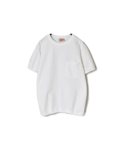 NGT9801P 7.2oz HEAVY WEIGHT COTTON CREW-NECK S/SL POCKET-T CUFF AND HEM RIB