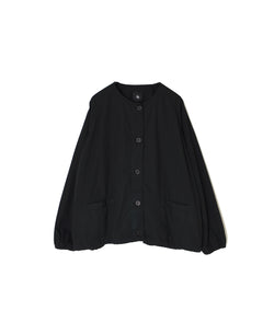 NMDS24633D 40s ORGANIC POPLIN OVERDYE  RAGLAN STRING JACKET