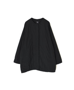 NMDS26202D 40s ORGANIC POPLIN (OVERDYE) RAGLAN SHORT COAT WITH VERTICAL STITCH