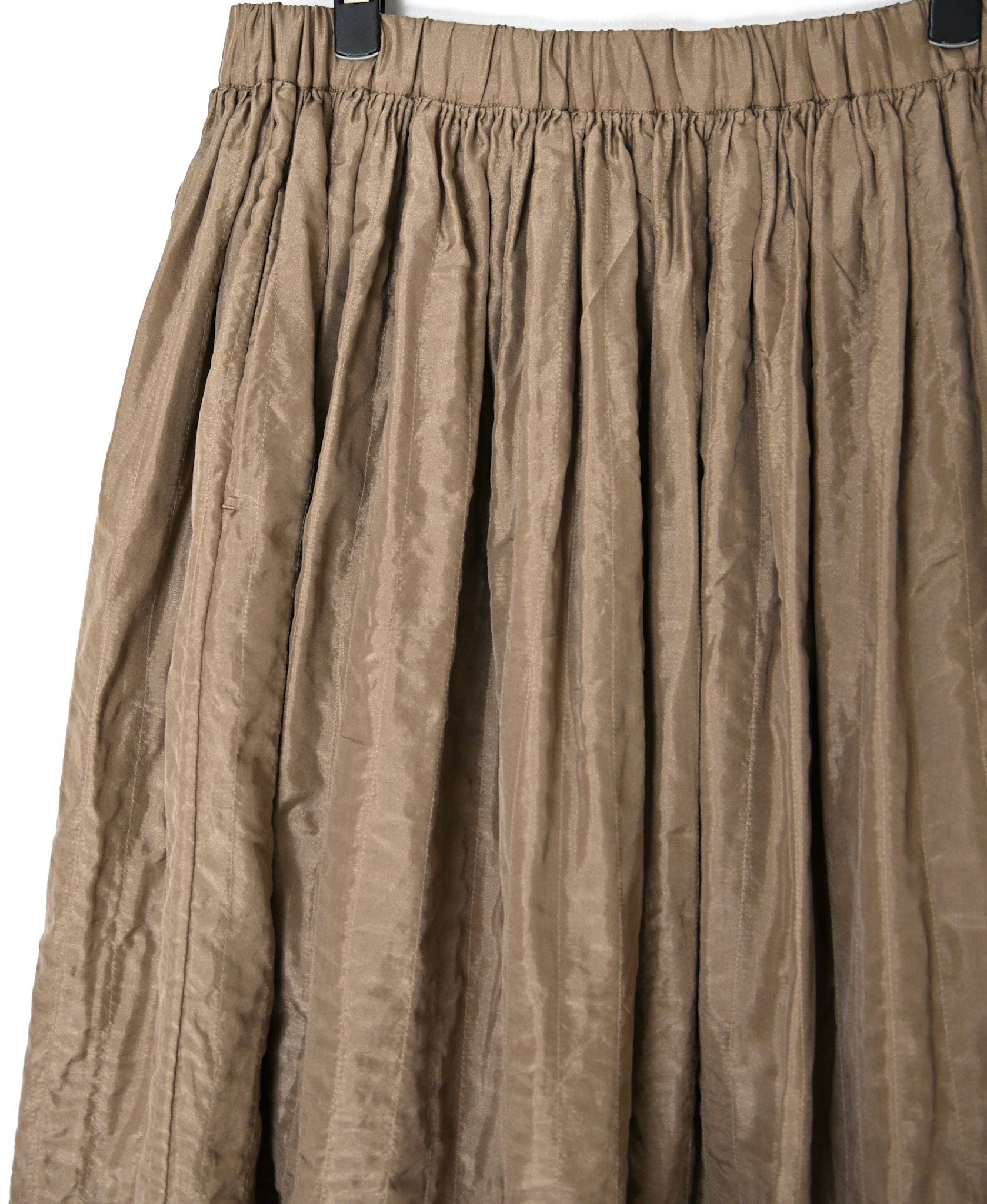 NMDS26556 BANGALORE SILK PLAIN STITCHED GATHERED SKIRT
