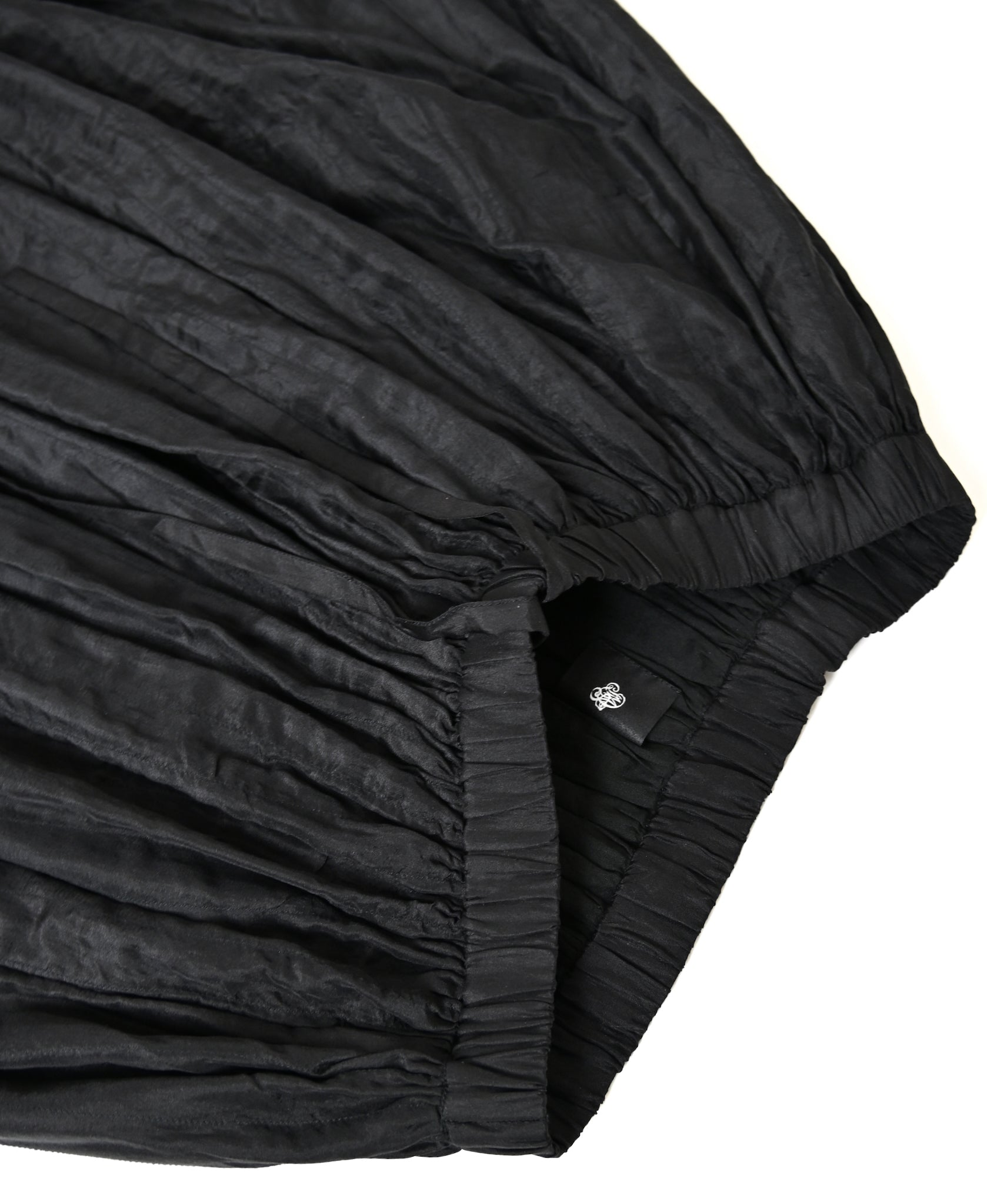 NMDS26556 BANGALORE SILK PLAIN STITCHED GATHERED SKIRT