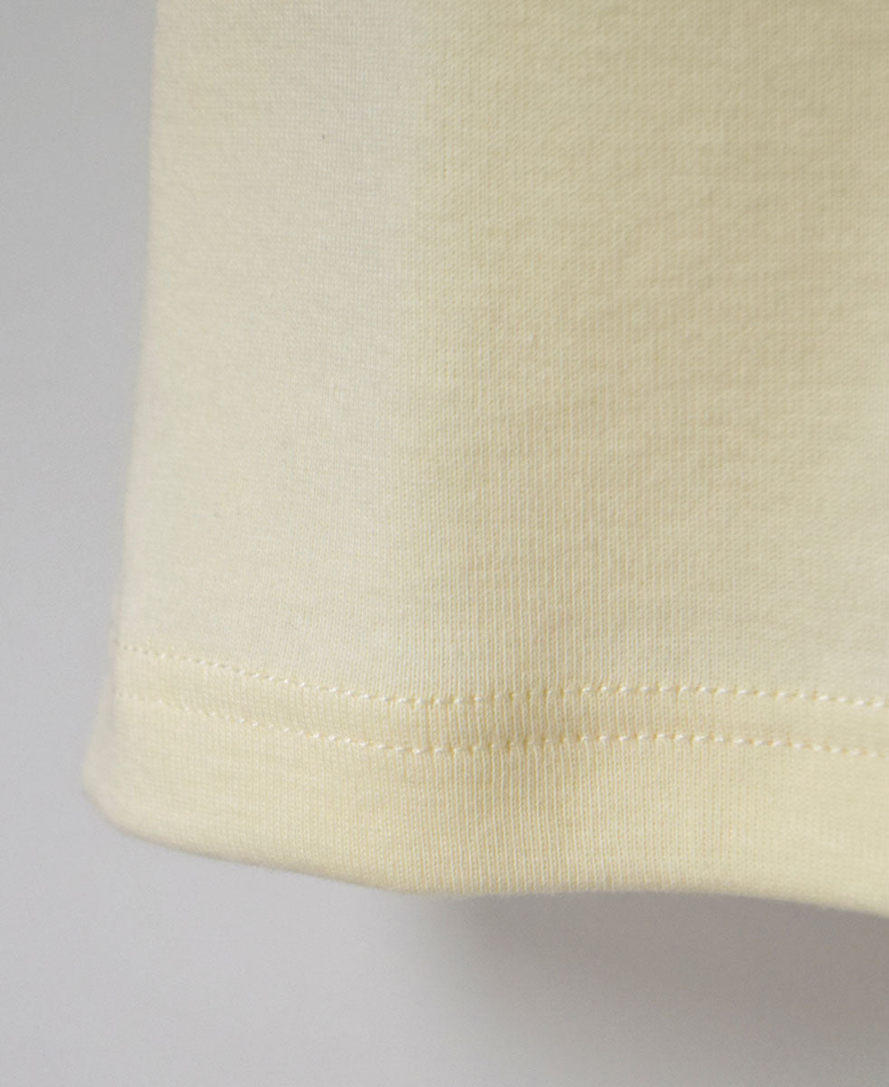NMF1801 COTTON PEIGNE CREW-NECK SLEEVELESS