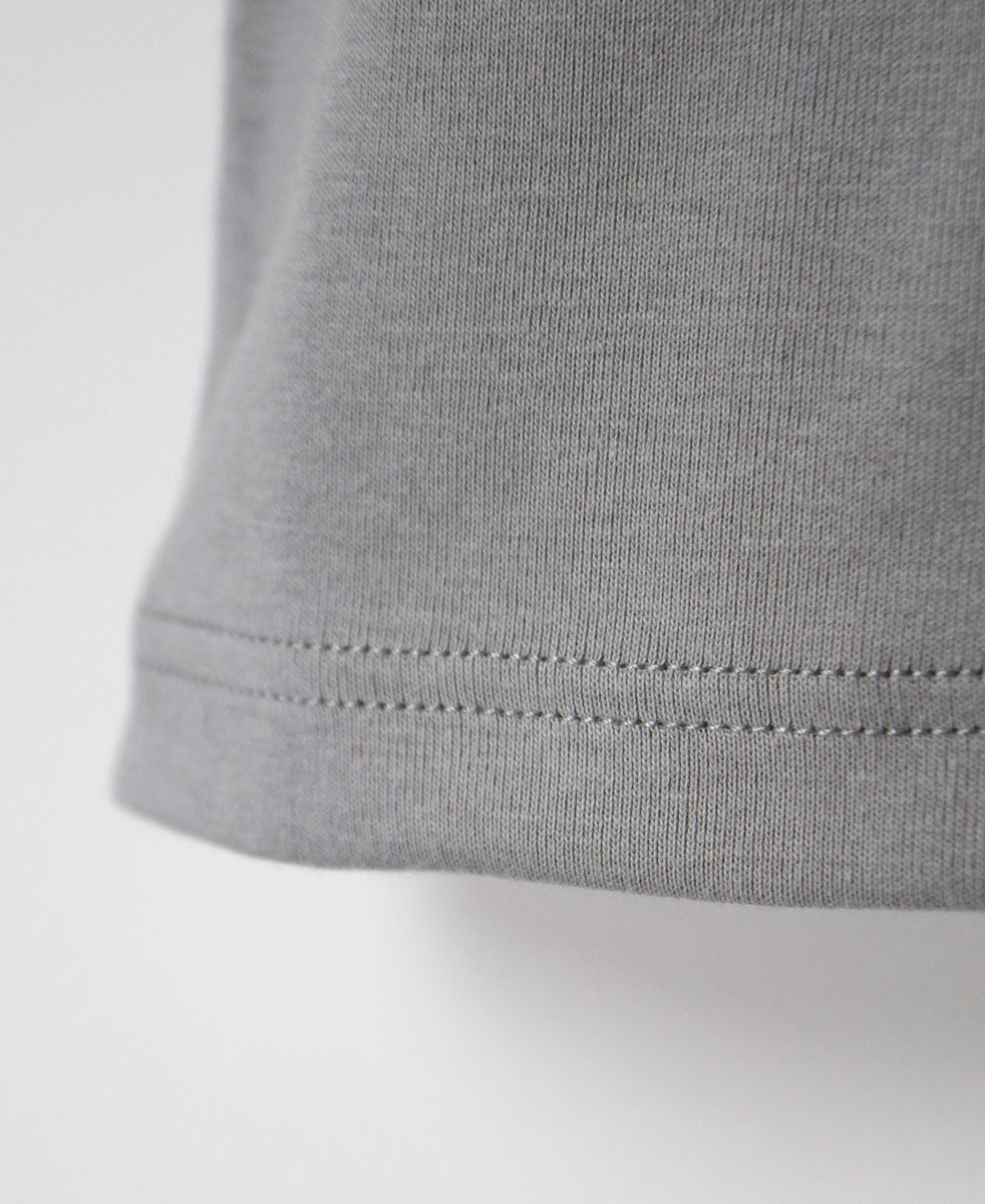 NMF1801 COTTON PEIGNE CREW-NECK SLEEVELESS