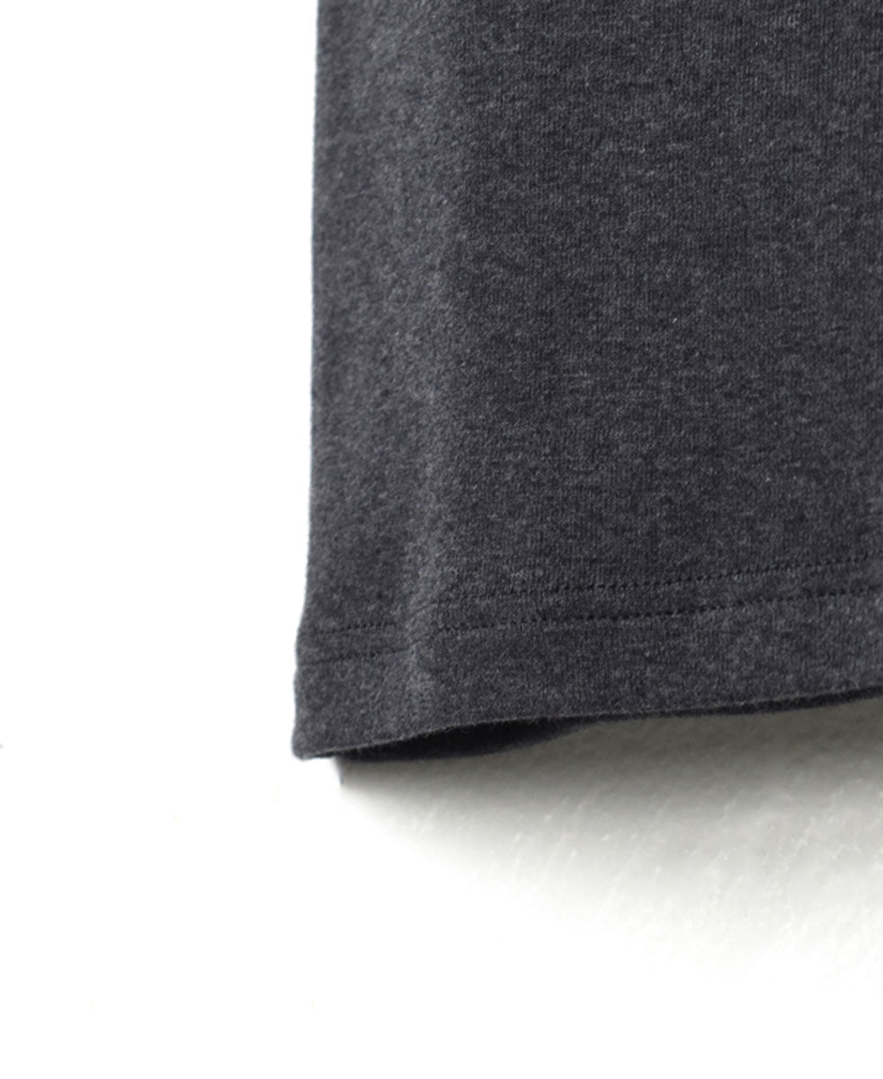 NMF1801 COTTON PEIGNE CREW-NECK SLEEVELESS