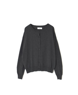 NNSL26012 14GG 1PLY HIGH TWIST COTTON CREW-NECK CARDIGAN