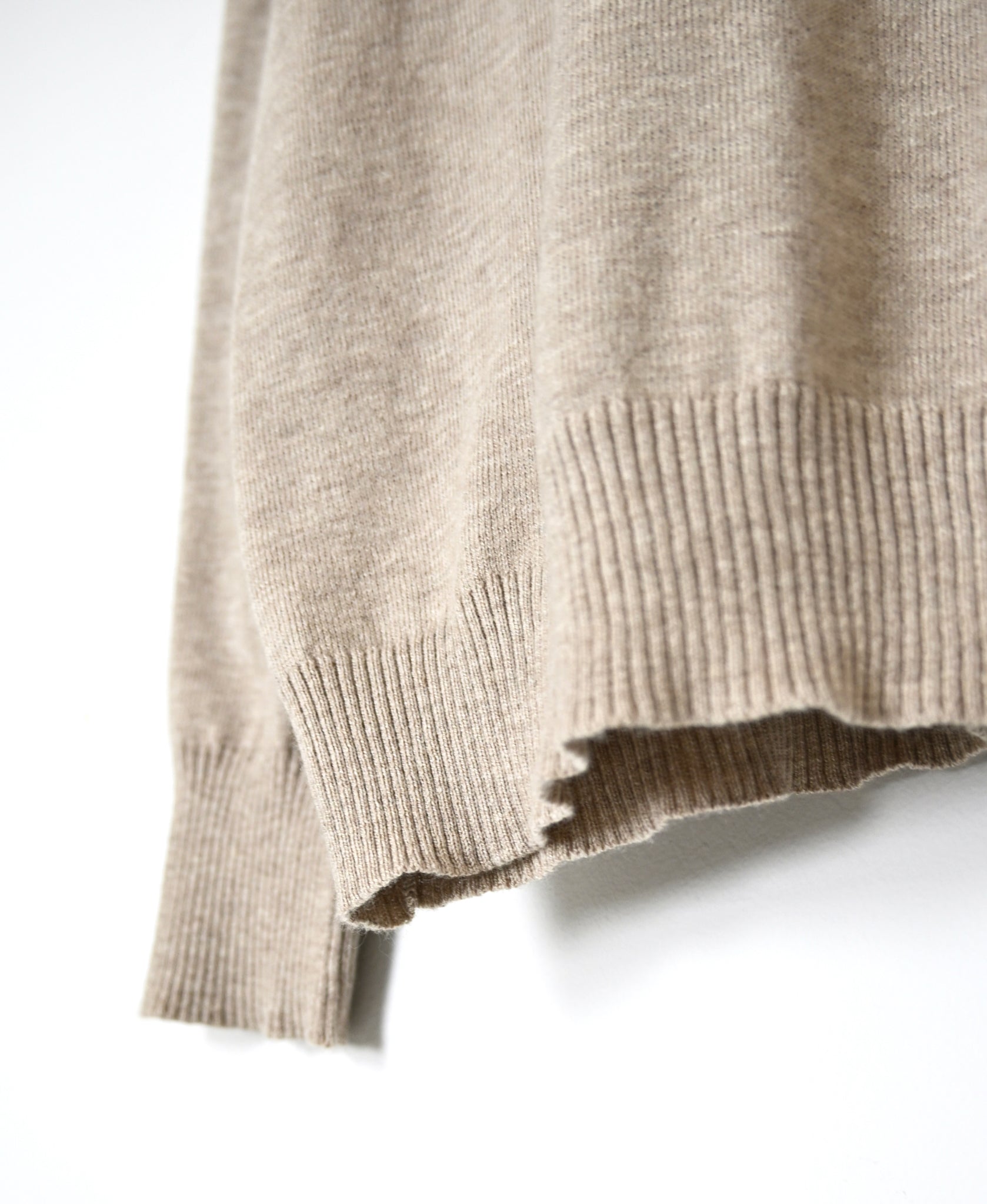 NNSL26502 14GG PLAIN STITCH COTTON/NYLON/SILK CREW-NECK PULLOVER
