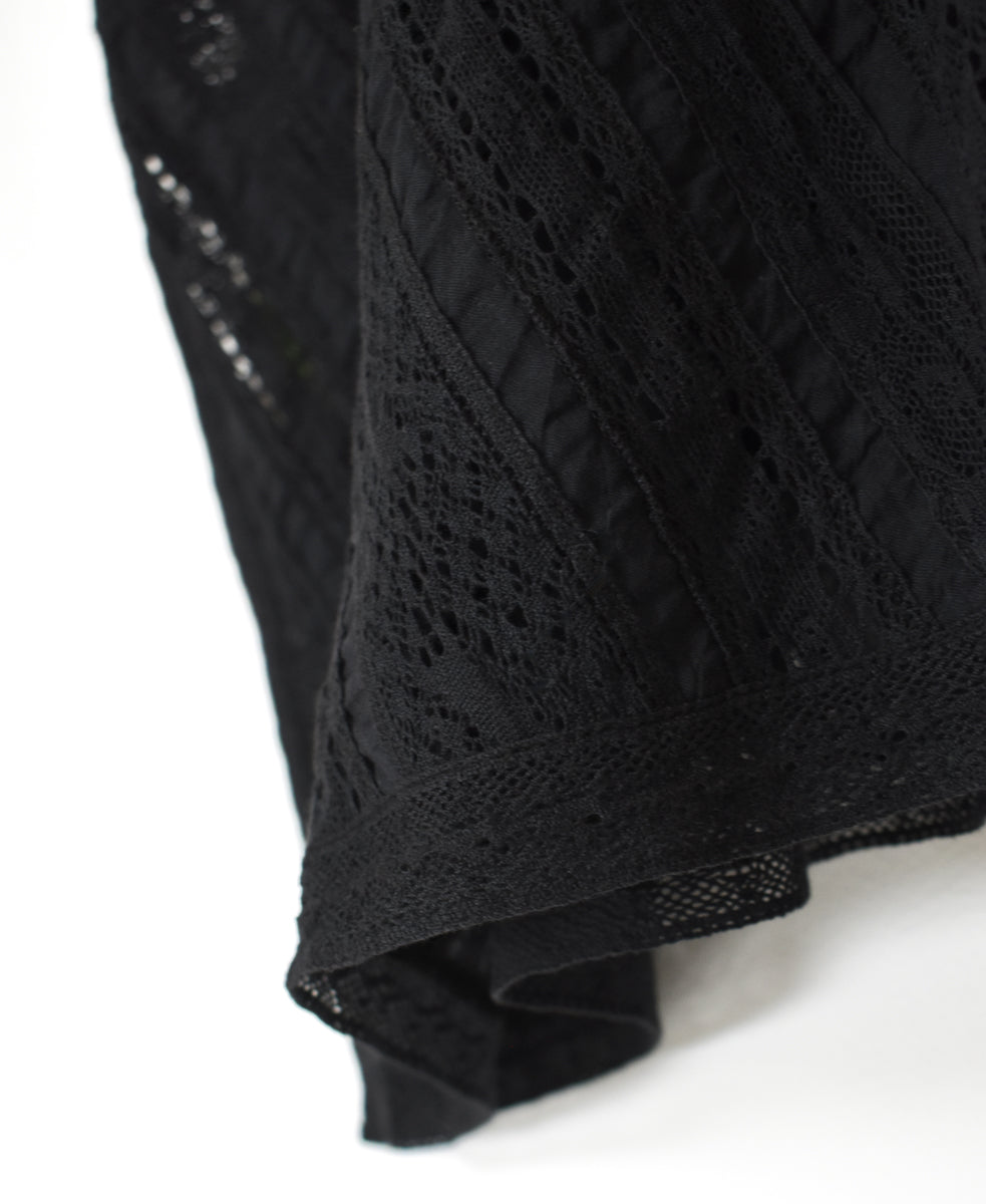 NSL25063 ALL LACE FRENCH/SL PONCHO