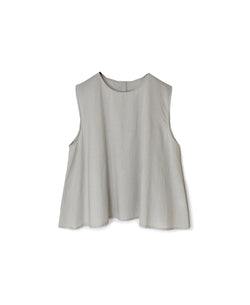 NSL26002 60s CAMBRIC PLAIN BACK OPENING NO/SL SMOCK
