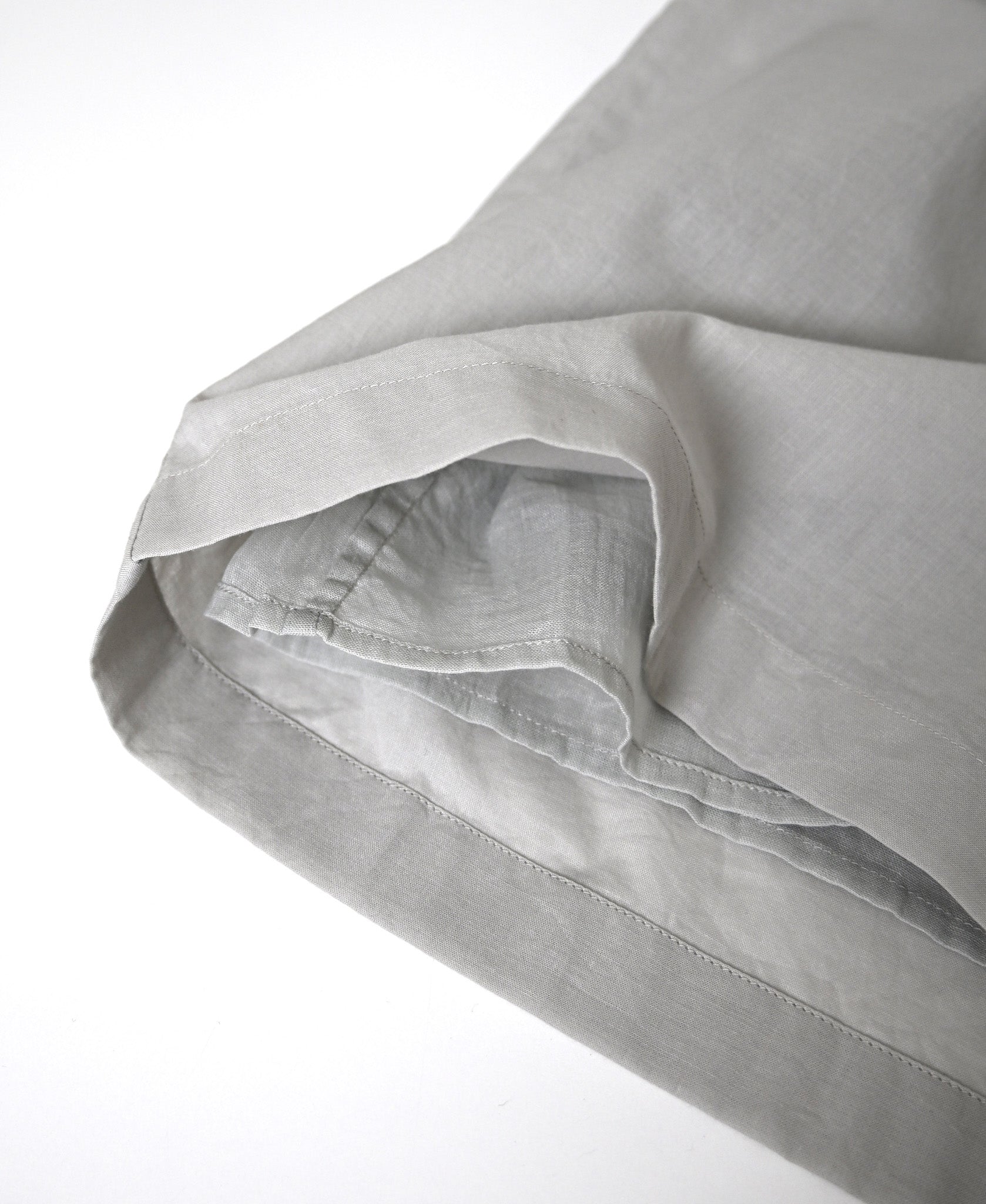 NSL26008 60s CAMBRIC PLAIN WIDE EASY PANTS