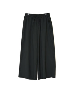 NSL26008 60s CAMBRIC PLAIN WIDE EASY PANTS