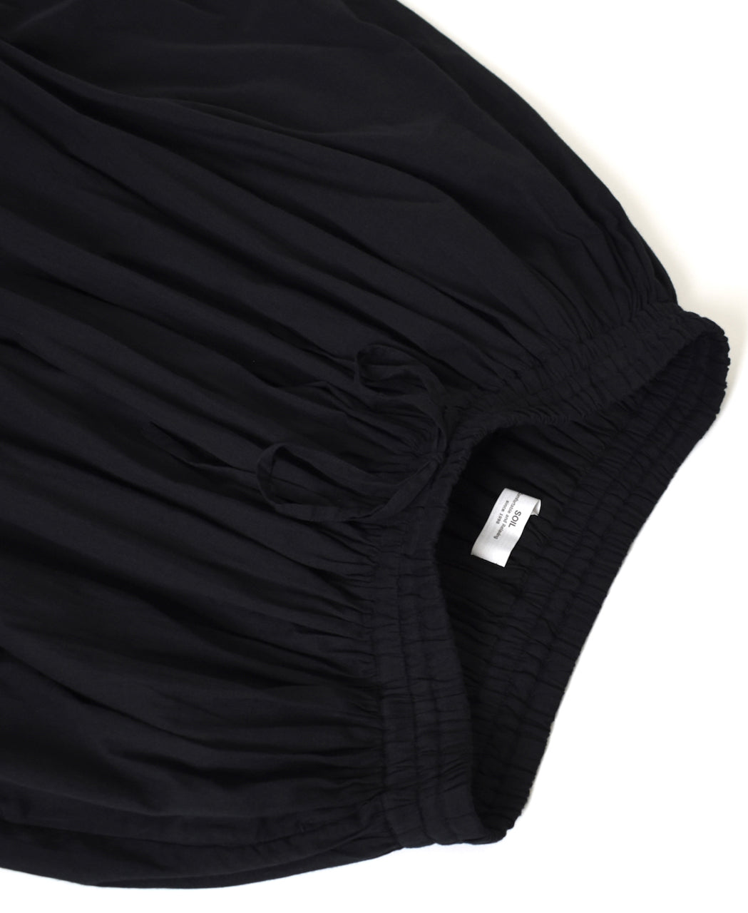 NSL26025 80s COTTON VOILE PLAIN GATHERED SKIRT