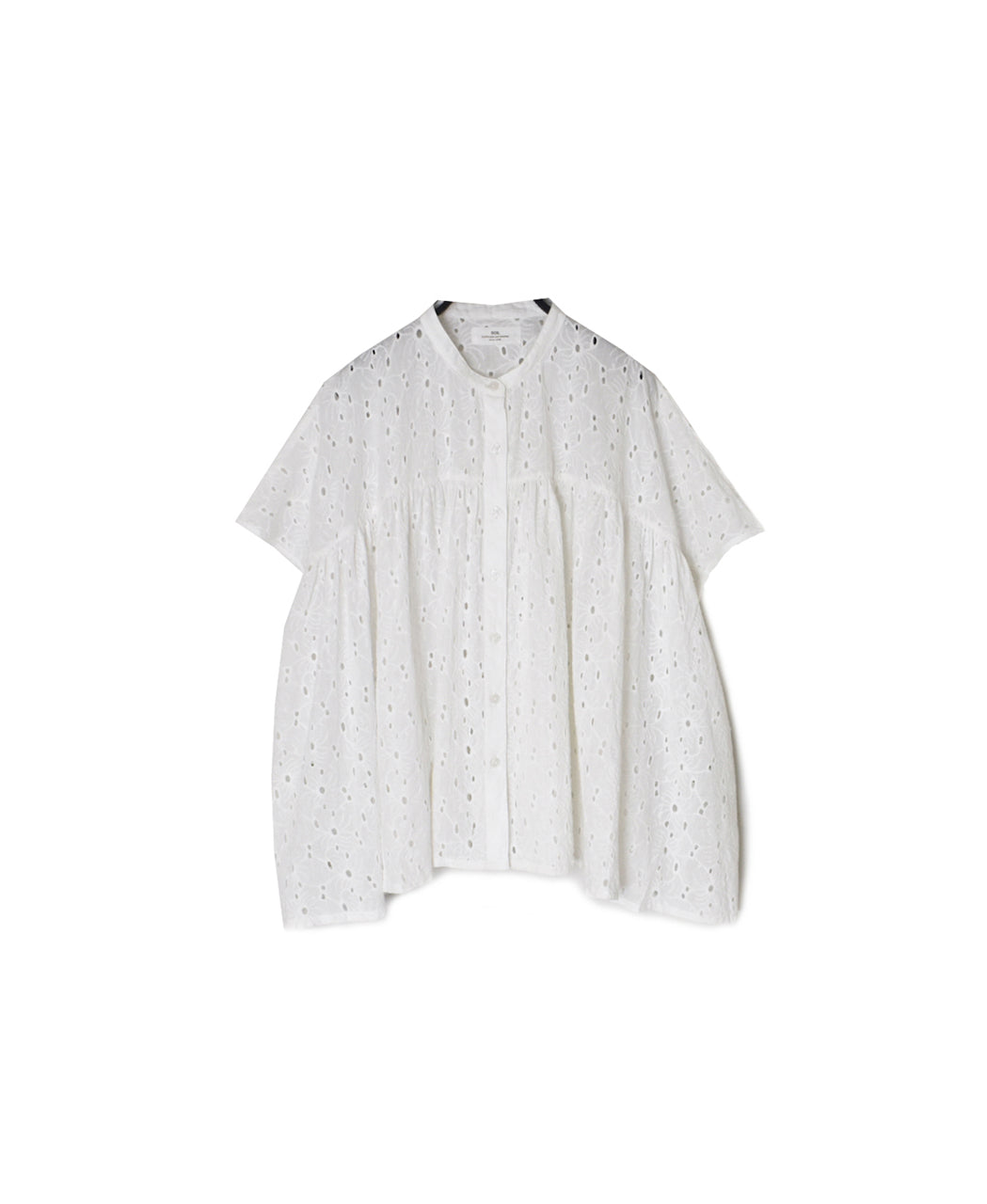 NSL26081 ALL HEMLA BANDED COLLAR FRENCH/SL SHIRT