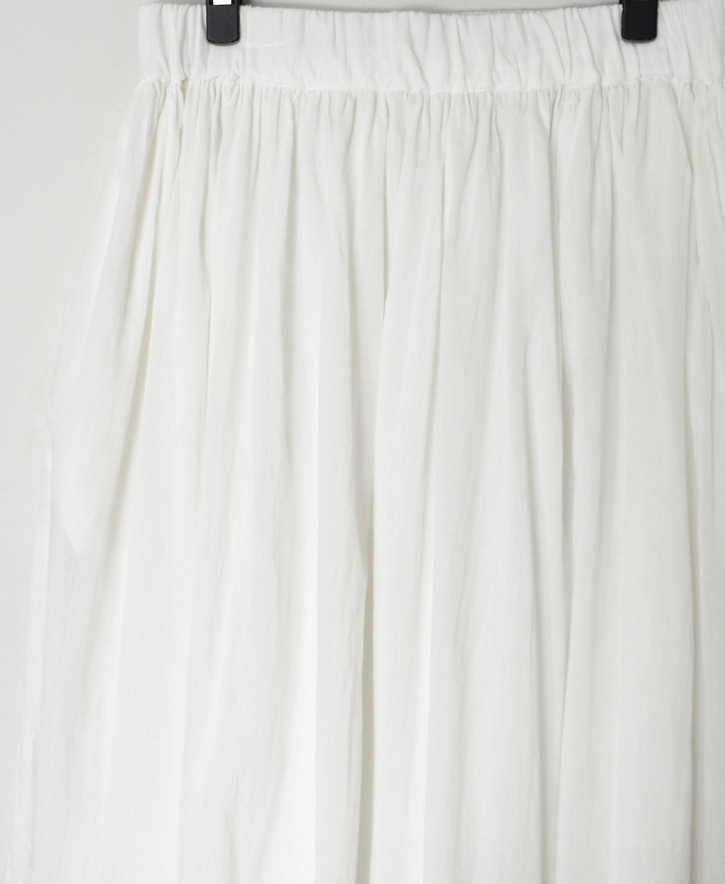 NSL26093 80s COTTON VOILE LACE GATHERED SKIRT