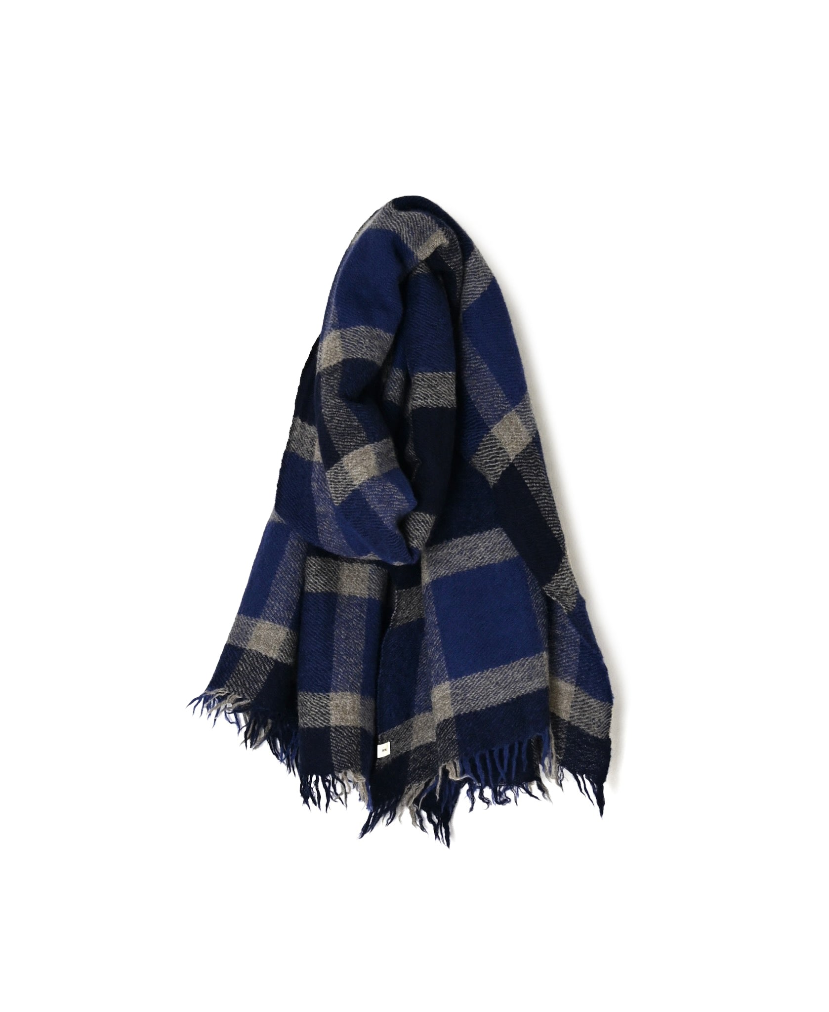 NSL26502 WOOL CHECK STOLE