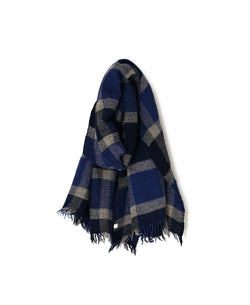 NSL26502 WOOL CHECK STOLE
