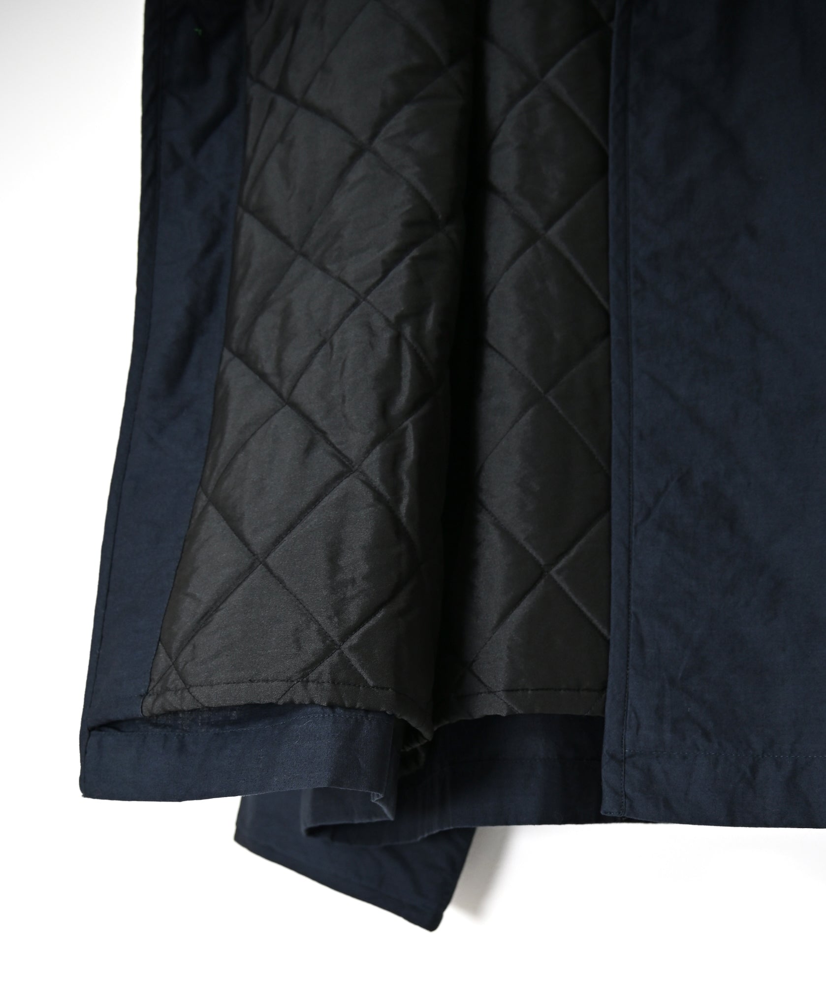 NSL26521 40s COTTON POPLIN PLAIN QUILTED LINING HOODED JACKET
