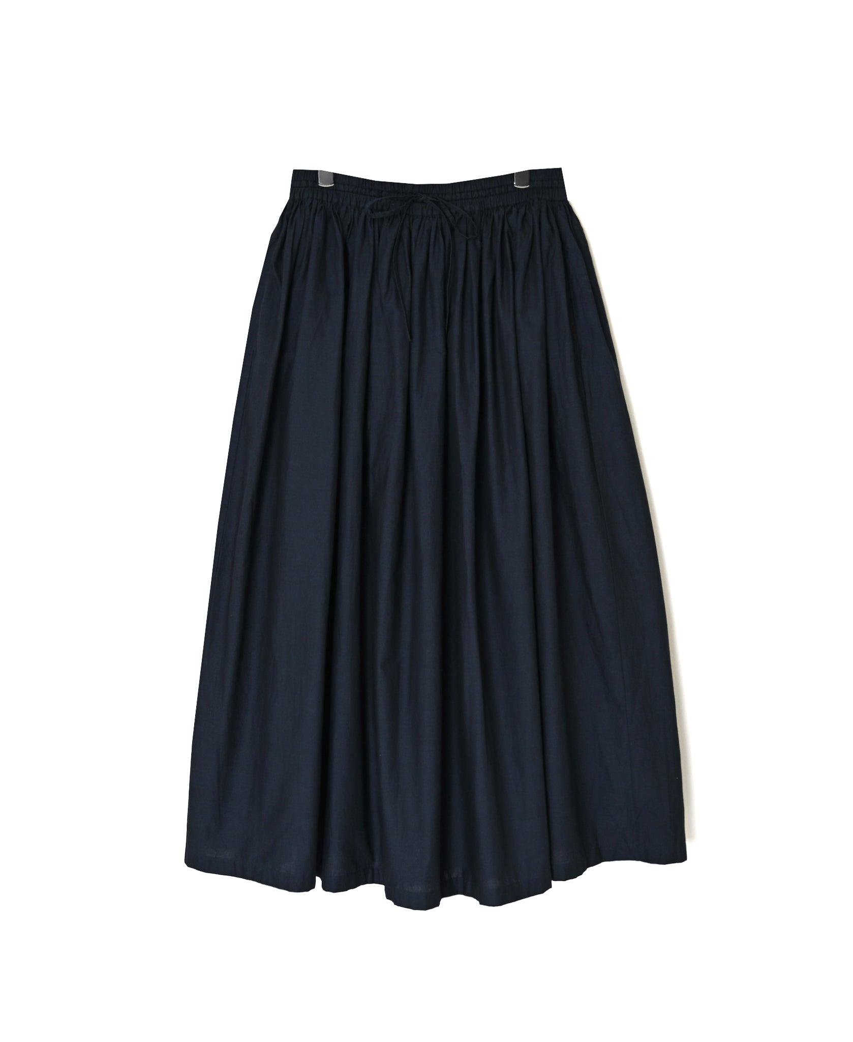 NSL26525 40s COTTON POPLIN PLAIN GATHERED SKIRT