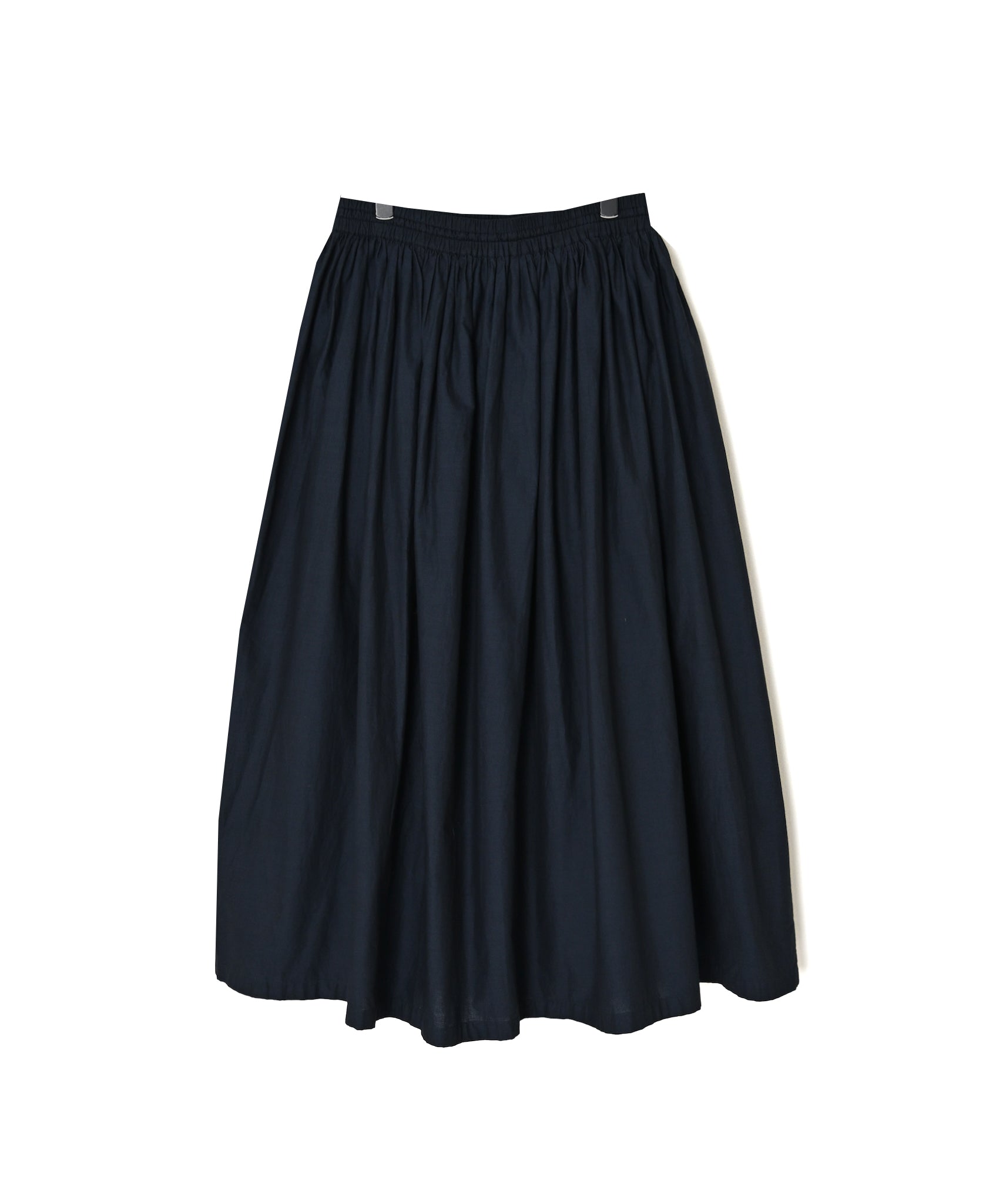 NSL26525 40s COTTON POPLIN PLAIN GATHERED SKIRT