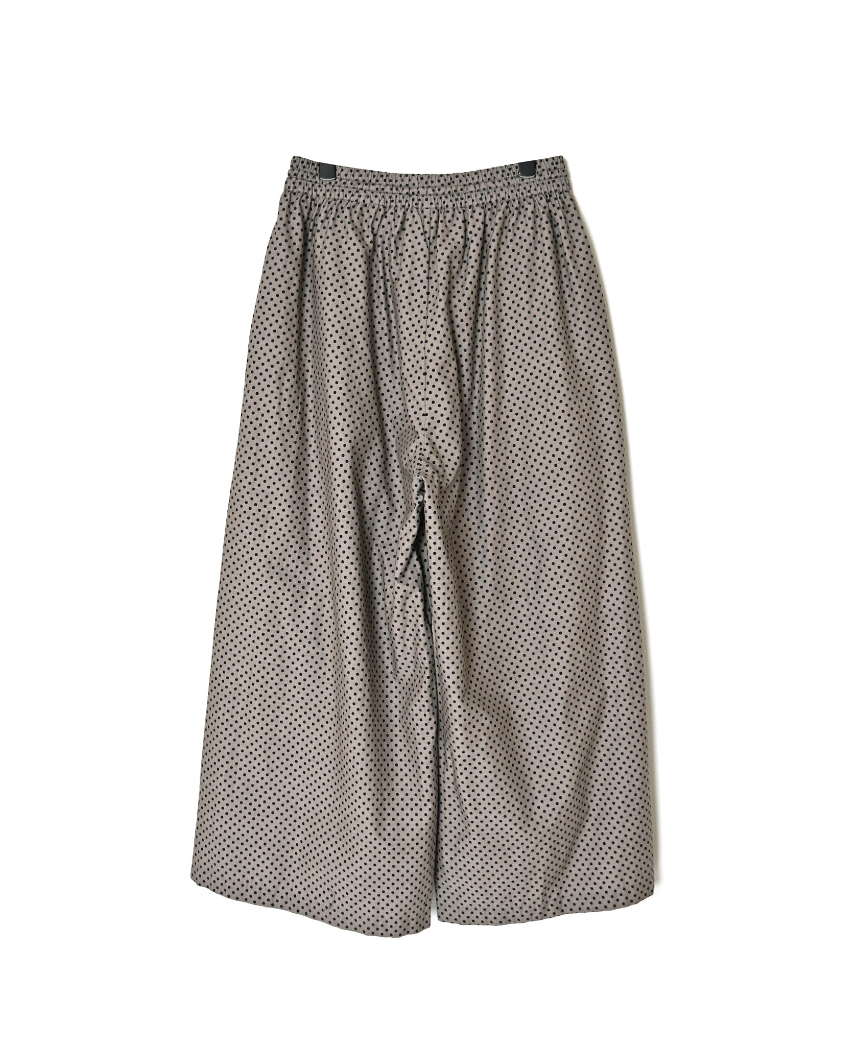 NSL26536 40s COTTON POPLIN DOT PRINT WIDE EASY PANTS